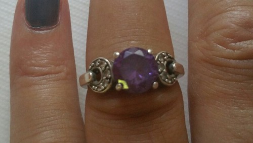 Jolie bague argent 925 - , pierre