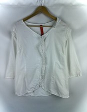 Tunique chemise boutonnée à manches longues Ewa I Walla Lagenlook pour femme ...