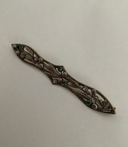 Broche ancienne ajourée - , –