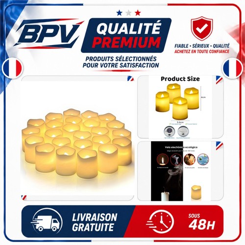 Bougies led chauffe - bougies,