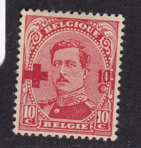 Timbre 1918 belgique croix - 1918,
