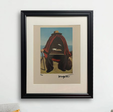 Rene Magritte Hand-Signed Original Print With COA and +$3,500 USD Appraisal