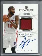 Greg Monroe 12/13 Immaculate