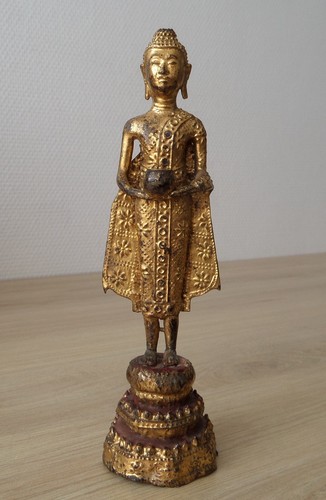 Antique bronze buddha bouddha - buddha,