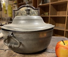 Tin Soup Popular Art Old High Era Flat Pot Kitchen