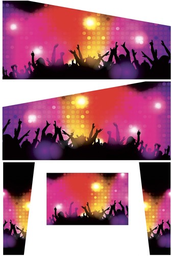 Stickers party pour - 80's,
