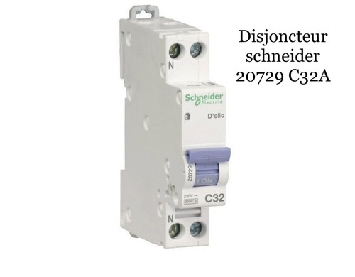 Disjoncteur schneider 20729 - disjoncteur,