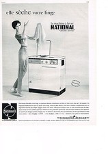ADVERTISING 1963 MATSUSHITA ELECTRIC washing machine dryer 