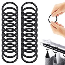 100 Pièces Anneaux Rideaux