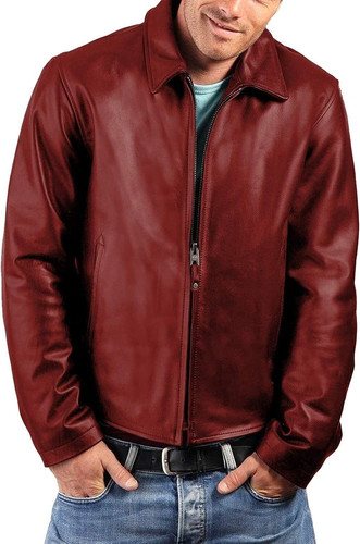 Blouson moto motard cuir - blouson, en