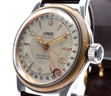 Vintage [EXC+5] ORIS Big Crown 7400B Pointer Date Gold Automatic Men's Watch