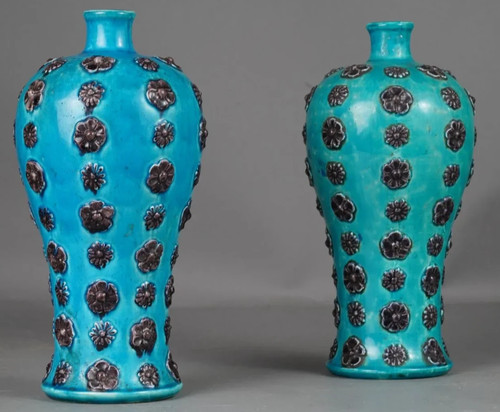 Paire vases meiping chinois - meiping,
