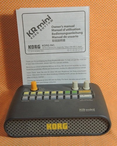 Mini machine portable korg - machine, kr