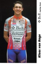 CYCLISME carte cycliste KLAAS