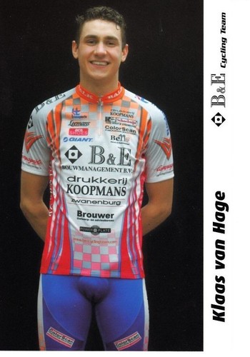 Cyclisme carte cycliste klaas - cyclisme,