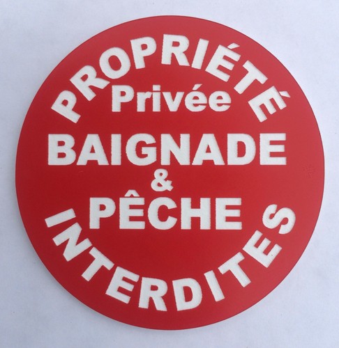 Panneau propriete privée - panneau,