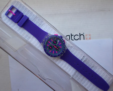 SWATCH CHRONO PLASTIC " PURP