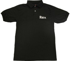 Adult Napoleon Dynamite Movie Martial Arts Rex Kwon Do Cosplay Black Polo Shirt