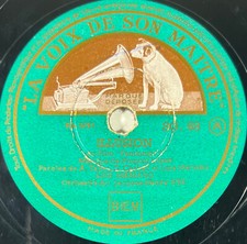 Luis Mariano : Musique de la pluie / illusion DISQUE 78 tours rpm VSM SG 68