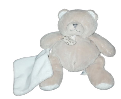Doudou ours beige - , mouchoir
