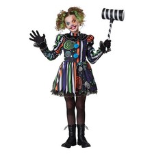 Costume D'Enfant De Clown Néon Nightmare