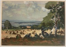 Fernand Maillaud, le repos des harvestonneurs