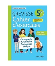 Cahier Grevisse 5e [2021]