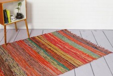 Tapis En Coton Tressé Boho