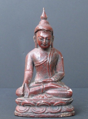 Bouddha bois laqué - en,