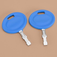 2x Bleu Clé d'allumage pour
