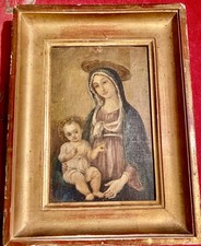 Tableau Ancien Vierge à