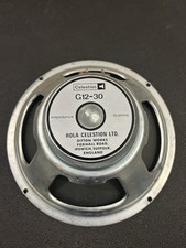 1980 Rola Celestion G12-30 12’’ Speaker Ceramic Magnet Vintage  #45