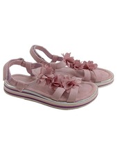 ESPRIT Sandales Enfant Rose Fleurs Velcro (EU 34)