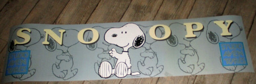 Snoopy rare plv mural - snoopy,