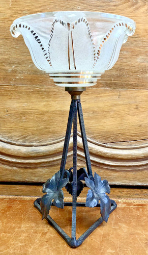 Ancienne petite lampe art deco - art,