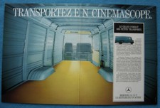 Publicité Papier - Véhicule Utilitaire Mercedes 609 D 3,5-7,5t De 1986