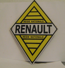 Plaque publicitaire en métal