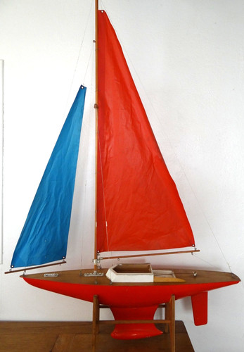 Beau grand voilier bassin - voilier,