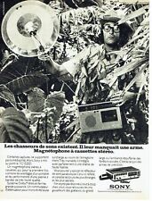 1974 Advertising 087 Sony Stereo Cassette VCR TC 152SD