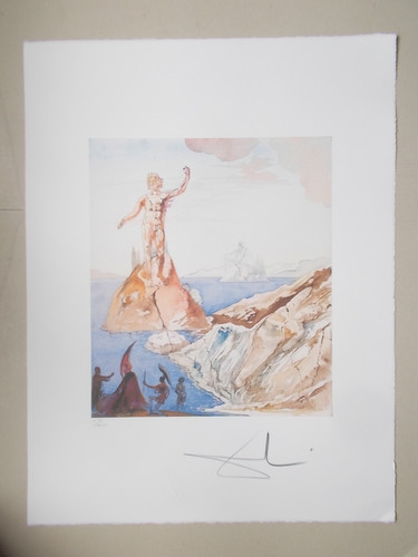 Lithographie salvador dali - salvador,