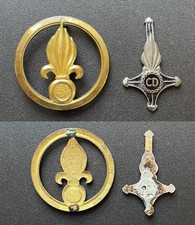 Lot de 2 insignes Legion Etrangère :  Beret & Compagnie disciplinaire