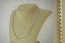 16gr COLLIER chaine 45cm MAILLES ANGLAISES Argent massif 925 N°102