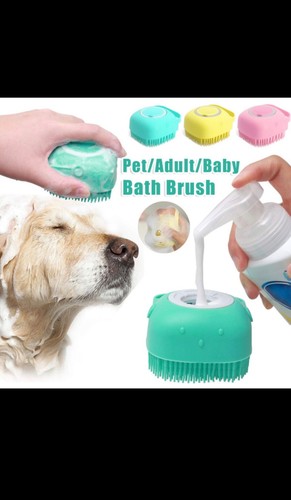 Silicone dog bath massage - silicone,