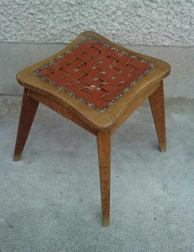 Ancien tabouret design s - tabouret, 50's