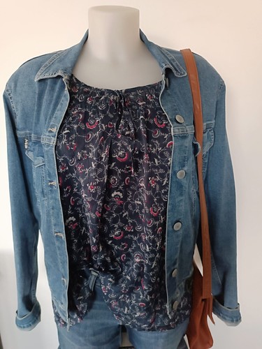 Blouse voile transparent - en,