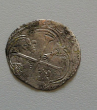 CHARLES VIII   petit blanc a la couronne de  BRETAGNE   RARE  poids 1 gr 29