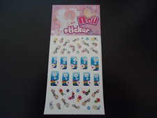 STICKERS ONGLES BLEU- lot de