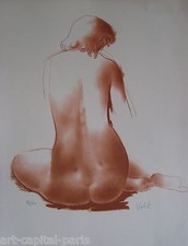 VOLTI ANTONIUCCI NUDE LITHOGRAPH SIGNED PENCIL NUM/100 HANDSIGNED NUMB LITHOGRAPH