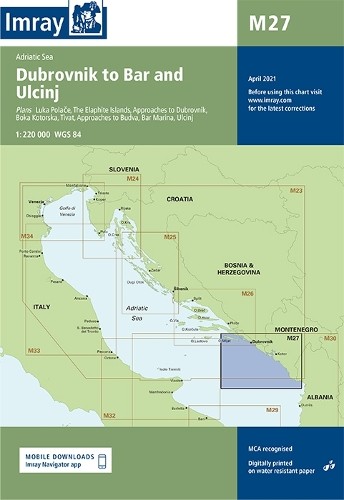 Imray series chart m27 - imray,