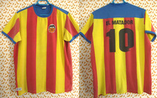 Maillot Valencia Joma Kempes El Matador jersey coton shirt Homme - L